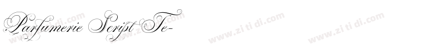 Parfumerie Script Te字体转换